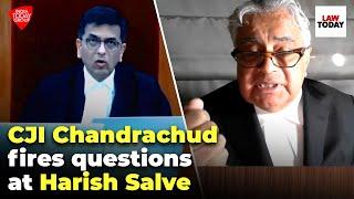 CJI DY Chandrachud Fires Questions at Harish Salve in The Electoral Bonds Case | Law Today