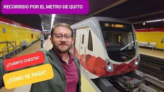 ¡ASÍ ES EL NUEVO METRO DE QUITO ! CONOCIENDO el ¿MÁS MODERNO? METRO  DE LA REGIÓN