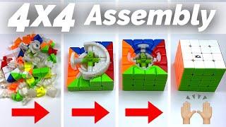 How to Assemble a 4x4 Rubik's Cube | Full tutorial