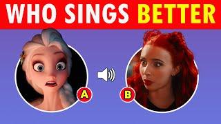 Who Sings Better? Descendants vs Disney Princess: The Rise of Red | Red, Mal, Chloe, Elsa, Rapuzel