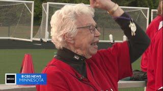 Seniors cheer on Eden Prairie football team