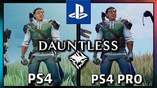 Dauntless | PS4 VS PS4 PRO | Frame Rate TEST