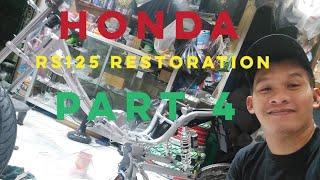 honda rs125 restoration part 4. from caloocan city #gawangtholits #tholits mcparts