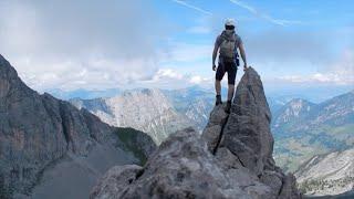 Hiking Alone in isolated Swiss Mountains