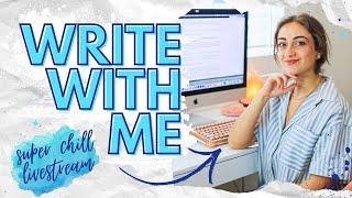 Write With Me LIVESTREAM ️ super chill writing session