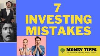 7 BIG Investing Mistakes. How YOU can Avoid these Investing Mistakes. 7 Investing Mistakes to Avoid
