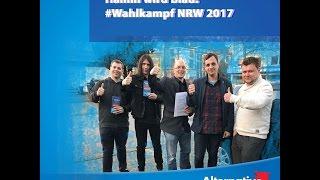 Wahlkampf der AfD NRW in Hamm