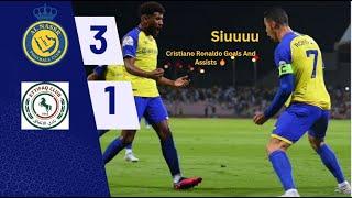 Al Nassr vs AL Ettifaq Goals and Highlights Cristiano Ronaldo Goals Assists 