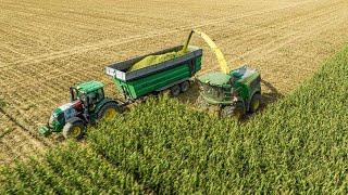 Trinciatura mais 2022 | John Deere 9700i | Full John Deere Team