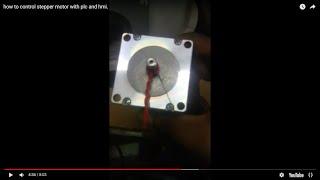 how to control stepper motor with plc and hmi.