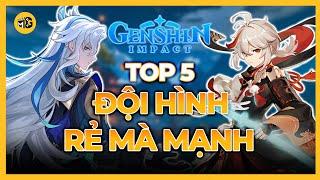 Top 5 đội hình đi với Kazuha, Neuvillette Rẻ Mà Mạnh