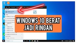 TIPS WINDOWS 10 LEMOT - Cara Mengatasi Laptop Lemot Windows 10
