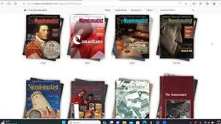 Searching The Numismatist Digital Archive