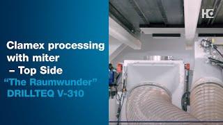 "The Raumwunder" -- HOMAG DRILLTEQ V-310 | Clamex processing with miter – Top Side