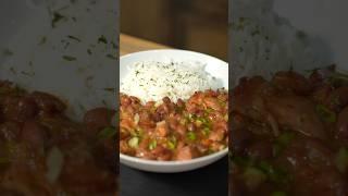 Making Louisiana's Easiest & Best Dish | Red Beans and Rice #shorts