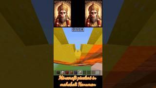 Hanuman ji pixelart aur ram ji pixelart Boss crafter #bosscrafter #minecraft #hanuman #ram #pixelart