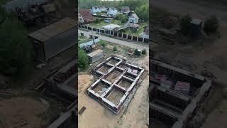 Строительство дома 183 м2 . Одноэтажный дом из газобетона со вторым светом . #строительстводомов
