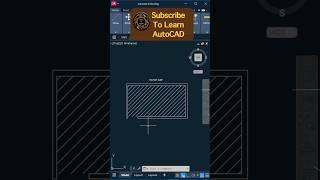 Add Hatch Pattern Without Boundary In AutoCAD #shorts #autocad #autocad2024 #cad #designgorhythm