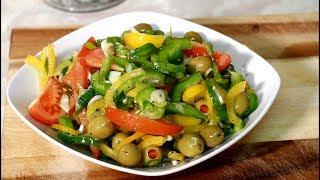 Green olive salad full recipe for boxing day recipe Chef Ricardo Juice Bar