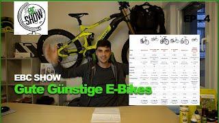 Gute Günstige E-Bikes für 1000 Euro? Worauf man achten sollte!!!Technische Infos+Vergleich |EBC Show