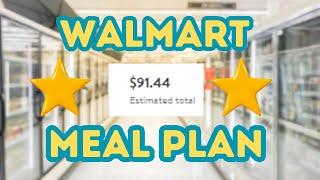 Low Budget Grocery Shopping Meal Plan at Walmart- Week #29