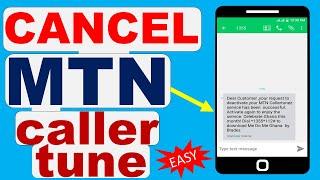 How to cancel mtn caller tune (Step by step)