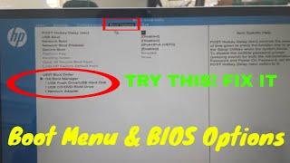 HP Pavilion x360 Convertible 14-dy0xxx UEFI Boot Order BIOS Setting || BIOS Option in Utility Setup