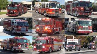 Fire Trucks Police & EMS Responding Compilation Best of 2024 Part II: July Through December