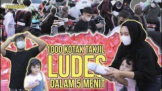 NACA TURUN KE JALAN BAGI-BAGI 1000 KOTAK TAKJIL SAMPAI MACET!! WITH UNCLE FADEL AUSTYN!!