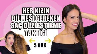 HER KIZIN BİLMESİ GEREKEN SAÇ DÜZLEŞTİRME TAKTİĞİ