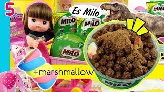 Cooking Time #5 Es Milo Dinosaurus dengan Sereal Milo Marshmallow Susu Ultra Mimi - GoDuplo TV