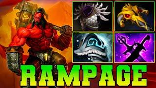 Rampage + 24 Kills Monster Axe Offlane !! Axe Dota 2 Offlane Carry 7.37 Pro Build Guide Gameplay