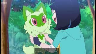 liko tickles sprigatito - pokemon horizon englishdub 