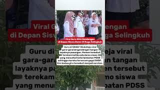 Viral Video Guru SMA Gandengan Tangan Saat Hadapi Demo #shorts