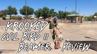 Reviewing the Krooked Mark Gonzales Evil Bird II Beamer as a Surfskate Deck