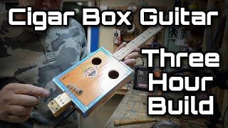 Building a Cigar Box Guitar in less than 3 hours…is it possible??