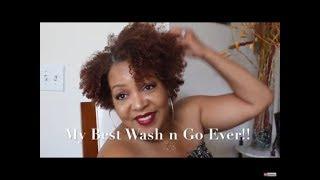 Best Wash n Go Ever!!| Fine, Short Natural Hair| NeeCJae