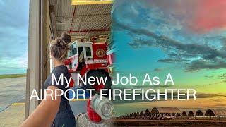My First Day As An AirPort Firefighter/VLOG/ Room Tour At The Station