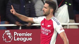 Mikel Merino's deflected effort gives Arsenal 1-0 lead against Fulham | Premier League | NBC Sports