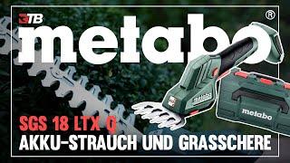 Die METABO AKKU-STRAUCH & GRASSCHERE SGS 18 LTX Q | Kann das LEICHTGEWICHT überzeugen? | TEST & INFO