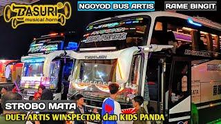 BUS TELOLET BASURI ‼️strobo mata runtext duet artis winspector dan kids panda full basuri