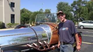 We go for a ride in a Chitty Chitty Bang Bang car. A lot of hard work paid off!