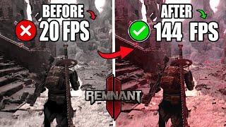 REMNANT 2: BEST SETTINGS TO BOOST FPS AND FIX FPS DROPS / STUTTER  | Low-End PC️