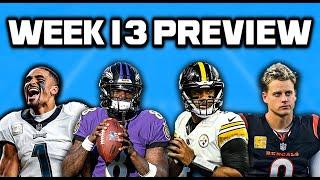 NFL Week 13 Preview