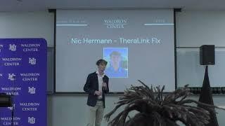 Nic Hermann 90 Second Pitch Idea - TheraLink Flx - First Place and People's Choice winner