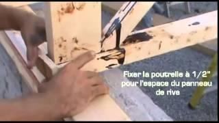 Installation de la poutre et des poutrelles de plancher