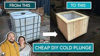 Building a DIY Cold Tub (Ice Bath) for £115 / $140! | Wim Hof Method Cold Exposure