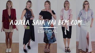 AQUELA SAIA VAI BEM COM... | LOOKS COM TODOS OS TIPOS DE SAIAS