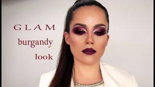 Eye Makeup Tutorial Ι Burgandy Makeup Ι Ivana Beauty Artist