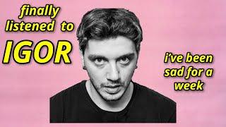 Reacting to IGOR by Tyler, the Creator (I've been sad for a week) | FULL ALBUM REACTION